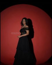 Actress Saniya Iyappan Black Dress Pictures 01