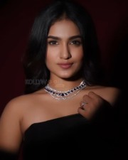 Actress Saniya Iyappan Black Dress Pictures 05