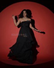 Actress Saniya Iyappan Black Dress Pictures 06