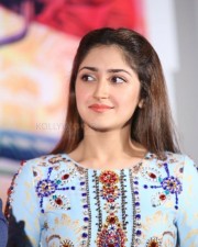 Actress Sayesha Saigal At Chinababu Movie Success Meet Photos