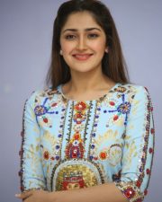 Actress Sayesha Saigal At Chinababu Movie Success Meet Photos