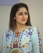 Actress Sayesha Saigal At Chinababu Movie Success Meet Photos