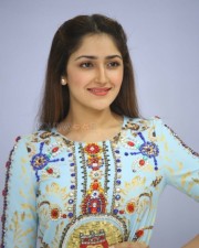 Actress Sayesha Saigal At Chinababu Movie Success Meet Photos