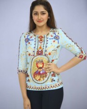 Actress Sayesha Saigal At Chinababu Movie Success Meet Photos