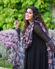 Actress Shamna Kasim in Black Salwar Photoshoot Stills 07