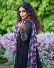 Actress Shamna Kasim in Black Salwar Photoshoot Stills 08