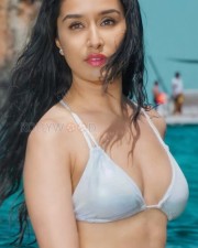Actress Shraddha Kapoor Hot Sexy Cleavage Breast Photos 04