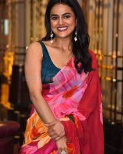 Actress Shraddha Srinath at Daaku Maharaj Movie Trailer Launch Photos 33