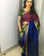 Actress Sri Divya Traditional Saree Photos