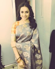Actress Sri Divya Traditional Saree Photos