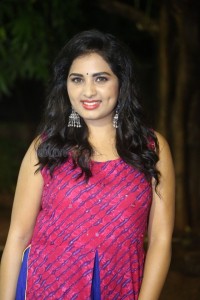 Actress Srushti Dange At Oye Ninne Audio Launch Photos