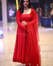 Actress Sunaina in Red Salwar Photos 01