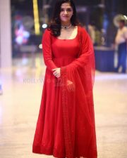 Actress Sunaina in Red Salwar Photos 02