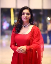 Actress Sunaina in Red Salwar Photos 04