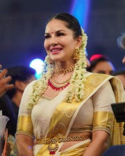 Actress Sunny Leone in Traditional Saree Photos 01