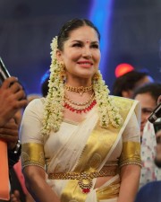 Actress Sunny Leone in Traditional Saree Photos 02