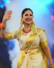 Actress Sunny Leone in Traditional Saree Photos 04