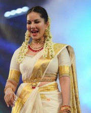 Actress Sunny Leone in Traditional Saree Photos 05