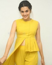 Actress Taapsee Pannu Yellow Dress Photos