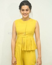 Actress Taapsee Pannu Yellow Dress Photos