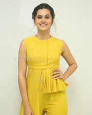 Actress Taapsee Pannu Yellow Dress Photos