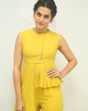 Actress Taapsee Pannu Yellow Dress Photos