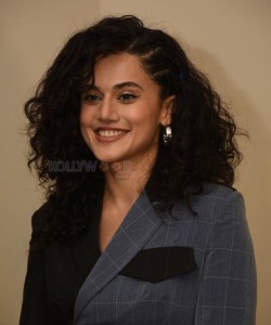Actress Taapsee Pannu at Shabaash Mithu Movie Press Meet Pictures 21