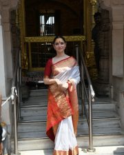 Actress Tamannaah Bhatia at Babulnath Mandir Photos 12