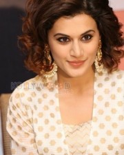 Actress Tapsee At Pink Press Meet Pictures