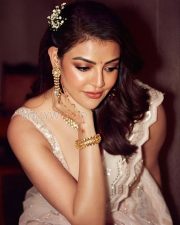 Adorable Kajal Aggarwal in a Deep Neck Lehenga Photos 01