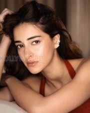 Alluring Actress Ananya Panday in a Rust Red Spaghetti Strap Dress Photos 03 Alluring Actress Ananya Panday in a Rust Red Spaghetti Strap Dress Photos 03