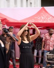 Alpha Actress Alia Bhatt in a Black Alpha Tank Top Photos 05