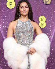 Alpha Actress Alia Bhatt in a Custom Gucci Silver Sequinned Halter Neck Backless Gown Photos 04