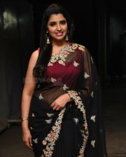 Anchor Shyamala in Black Saree Photos