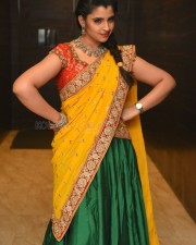 Anchor Syamala At Raja Vaaru Rani Gaaru Pre release Event Photos