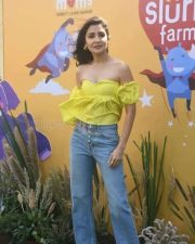 Anushka Sharma Sexy in Yellow at Slurp Farm Event Photos 03
