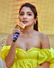 Anushka Sharma Sexy in Yellow at Slurp Farm Event Photos 11