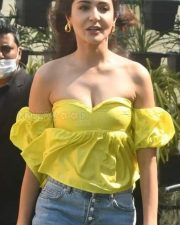 Anushka Sharma Sexy in Yellow at Slurp Farm Event Photos 26