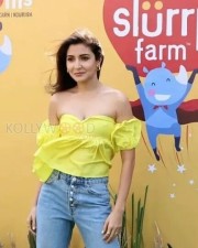 Anushka Sharma Sexy in Yellow at Slurp Farm Event Photos 30