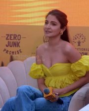 Anushka Sharma Sexy in Yellow at Slurp Farm Event Photos 32