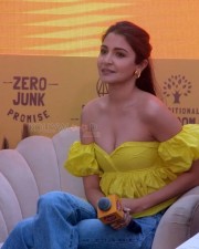 Anushka Sharma Sexy in Yellow at Slurp Farm Event Photos 32