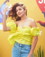 Anushka Sharma Sexy in Yellow at Slurp Farm Event Photos 34