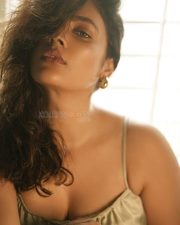 Attractive Nandita Swetha in a Spaghetti Strap Green Bodycon Dress Photos 04 Attractive Nandita Swetha in a Spaghetti Strap Green Bodycon Dress Photos 04