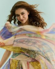 Beautiful Actress Keerthy Suresh in a Chic Bohemian Off Shoulder Corseted Bodice and Skirt Photos 07