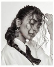 Beautiful Actress Pooja Hegde Black and White Photos 06 Beautiful Actress Pooja Hegde Black and White Photos 06