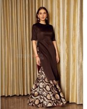 Beautiful Aditi Rao Hydari in a Black Silk Kurta and Sharara Pictures 07