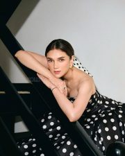 Beautiful Aditi Rao Hydari in a Polka Dotted Strapless Bodice with a Floor Sweeping Skirt Photos 04