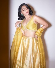 Beautiful Aishwarya Lekshmi in a Yellow Lehenga Pictures 01