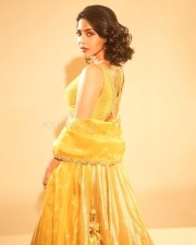 Beautiful Aishwarya Lekshmi in a Yellow Lehenga Pictures 10