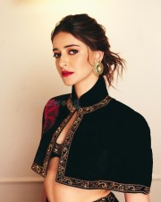 Beautiful Ananya Panday in a Black Velvet Lehenga with Gold Embroidery at Lakme Fashion Week Photos 07 Beautiful Ananya Panday in a Black Velvet Lehenga with Gold Embroidery at Lakme Fashion Week Photos 07
